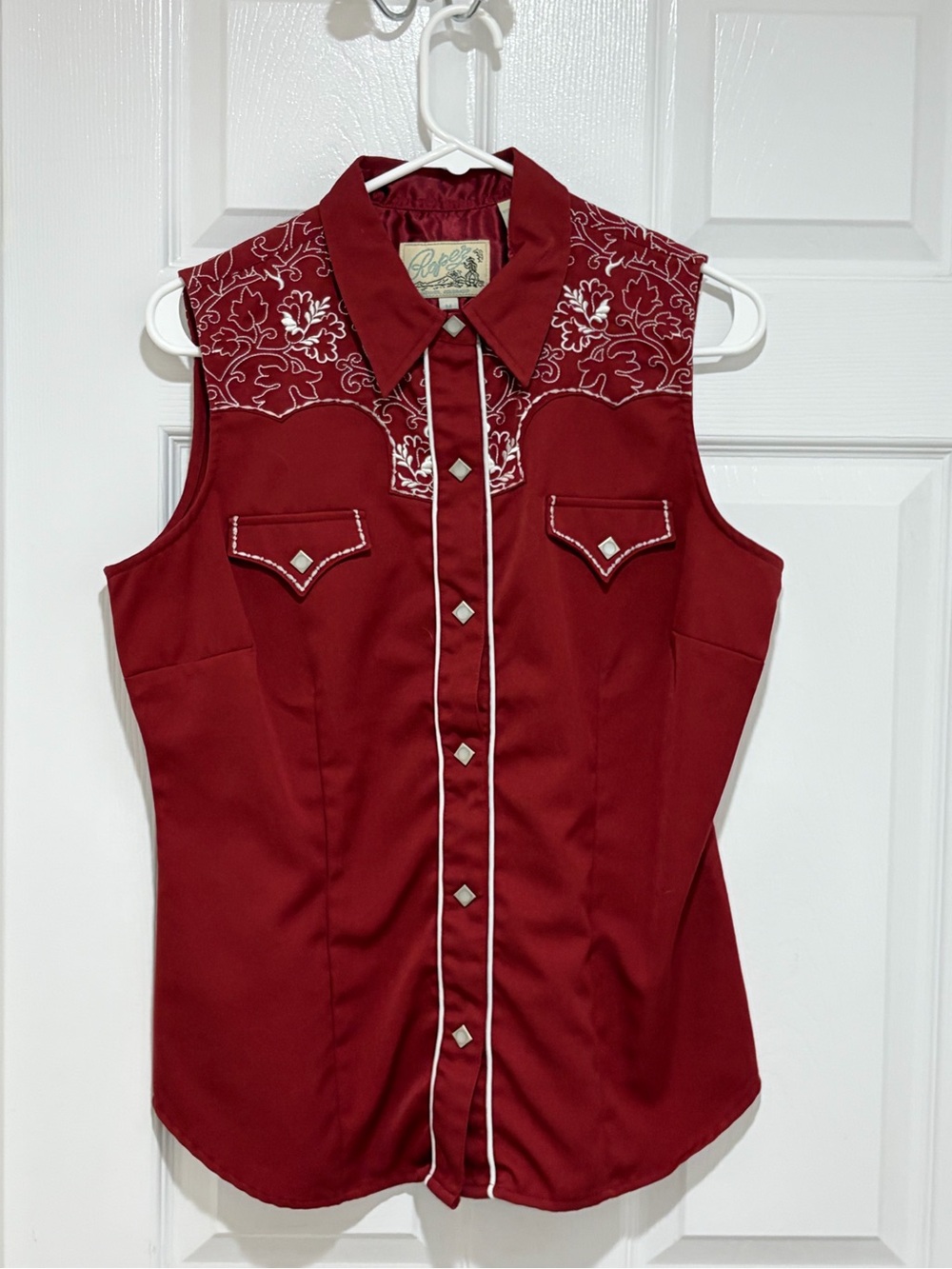 Women’s Roper Western Wear Sleeveless Top~Medium